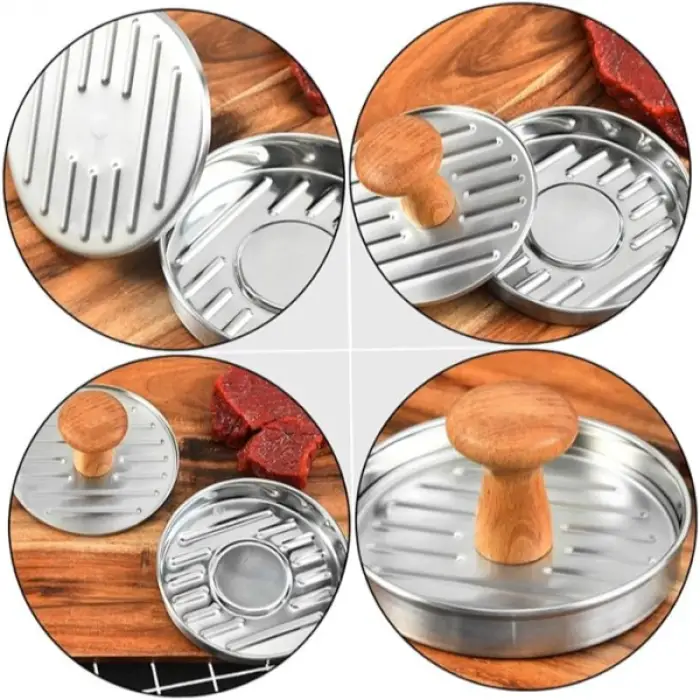 Metal 10 cm Hamburger Press