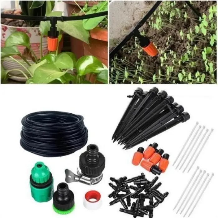 Plastik 10 Metre Bahçe Sulama Sistemi Seti