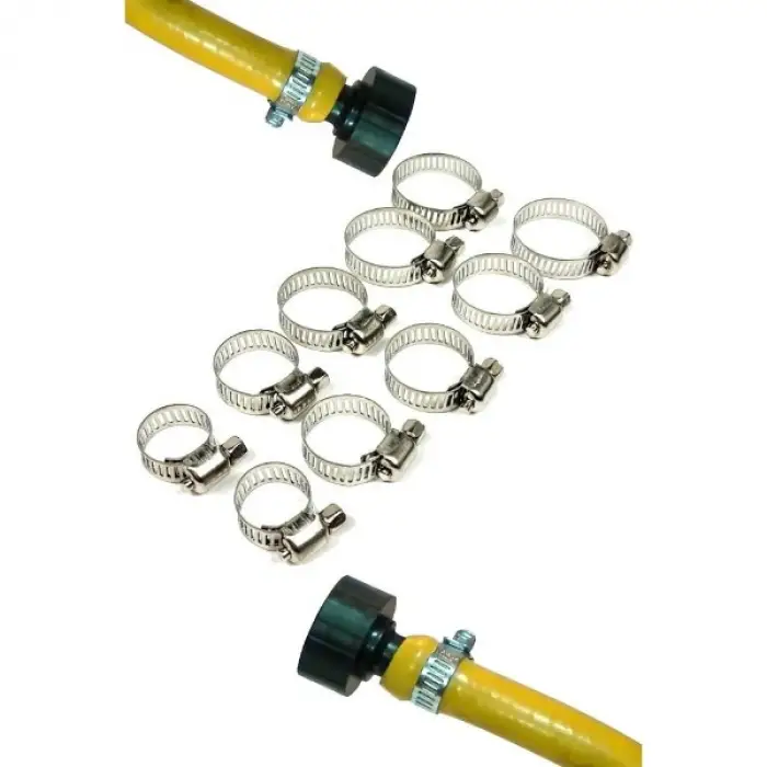 18 mm Kullanıma Uygun 10 Parça Hortum Kelepçesi Seti