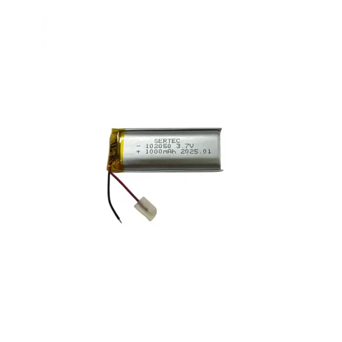 Pil 102050 3.7V 1000mAh Li Polymer (Devreli/1.5A)