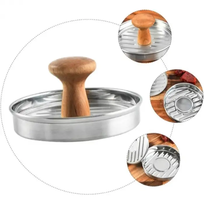 Metal 12 cm Hamburger Press