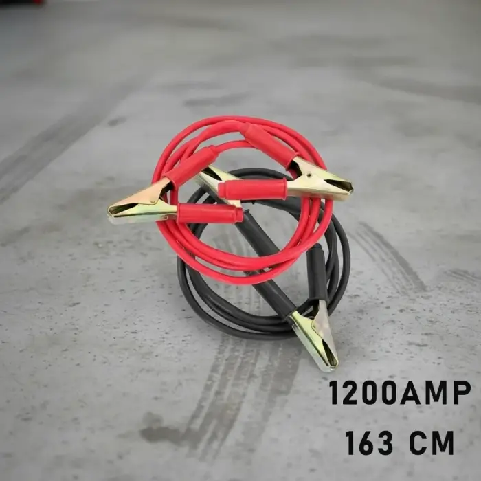 1200 Amper 1.63 Metre Araç Akü Takviye Kablosu Seti Bez Çantalı