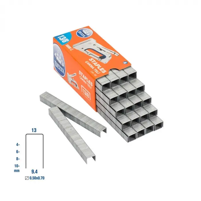 13 mm Paslanmaz Çelik 5000 Adet 13/6 Zımba Adet