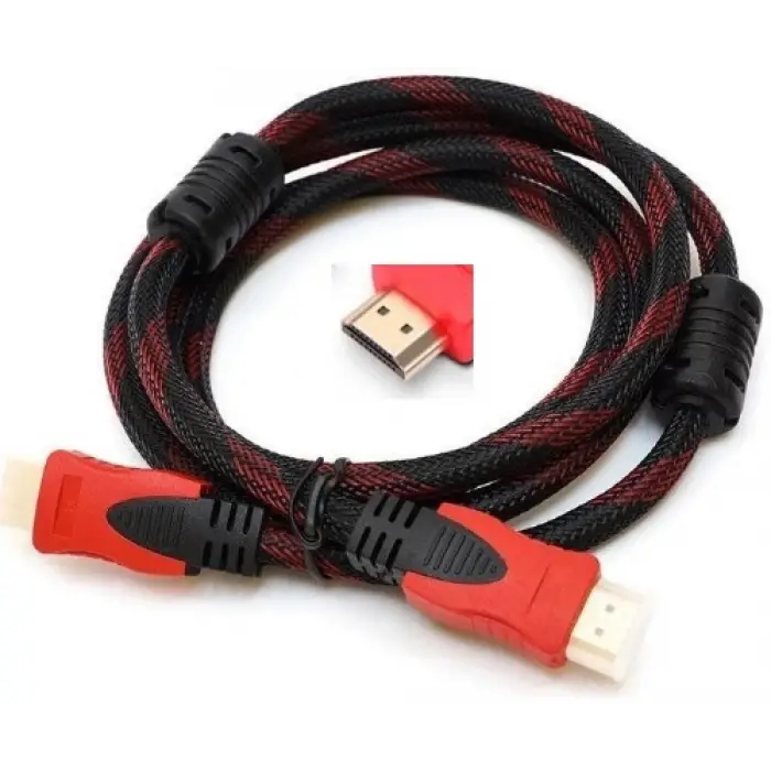Ev Kullanımına Uygun 15 Metre Örgülü HDMI Kablo