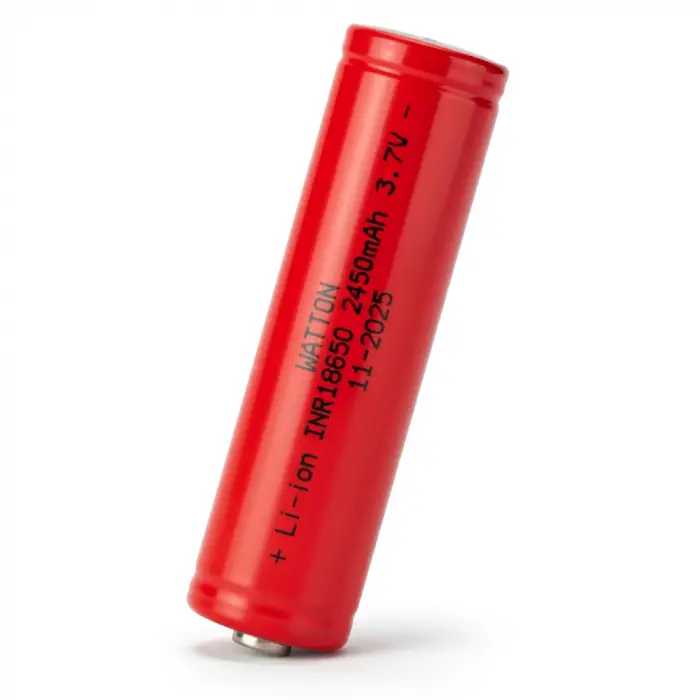 Şarj Edilebilir Pil 18650 2450mAh 3.7V Li ion Güçlü Performans Yüksek Kapasiteli