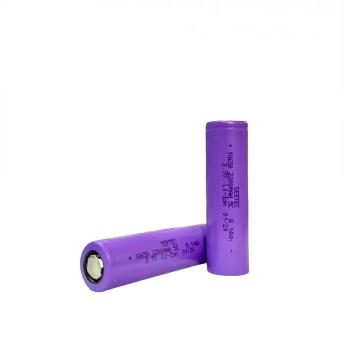 Pil 18650 3.7V 2200 Mah 5C Li Ion Şarjlı