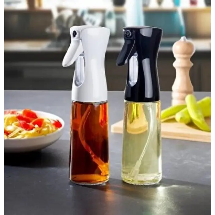 Kullanıma Uygun 200 ML DEKORATIF TABANCALI SPREYLI CAM ŞIŞE