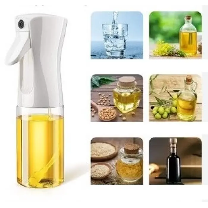 Kullanıma Uygun 200 ML DEKORATIF TABANCALI SPREYLI CAM ŞIŞE