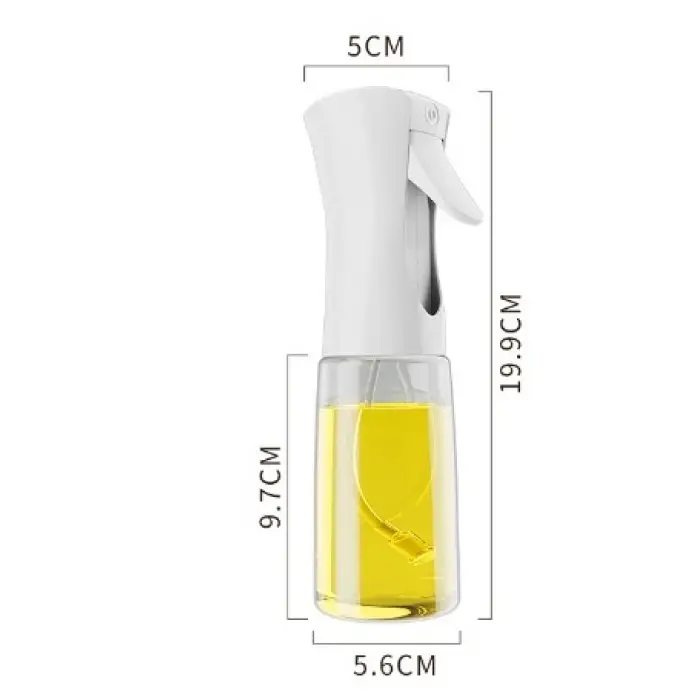 Kullanıma Uygun 200 ML DEKORATIF TABANCALI SPREYLI CAM ŞIŞE