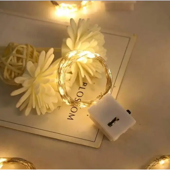 Kullanıma Uygun 2m Pilli Peri Led Gün Işığı