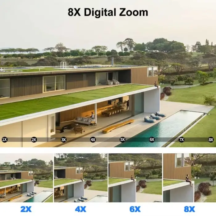 Kullanıma Uygun 3 Lens Wi Fi Güvenlik Kamerası
