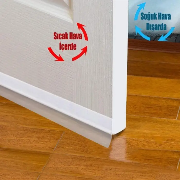 Silikon 3 Metre Kapı Pencere Rüzgar İzolasyon Bandı