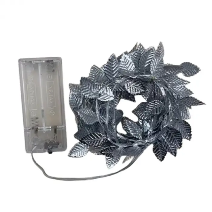 Kullanıma Uygun 3 Metre Yaldızlı Gümüş LED Işık