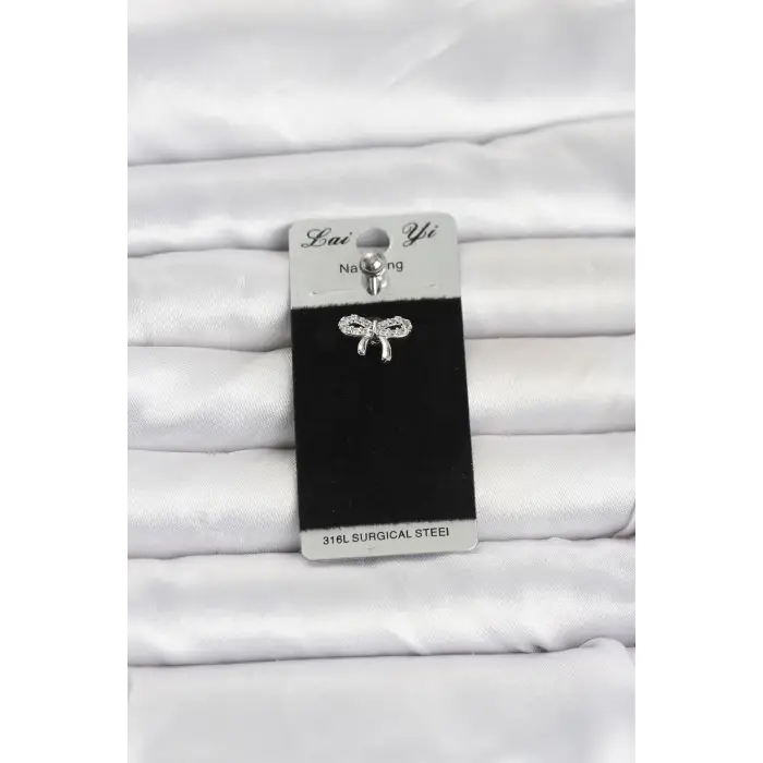 Piercing Cerrahi Çelik Fiyonk Model Göbek