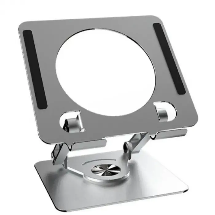 Kullanıma Uygun 360 Derece Dönebilen Yükseltilmiş Masaüstü ayarlı Metal Tablet Standı