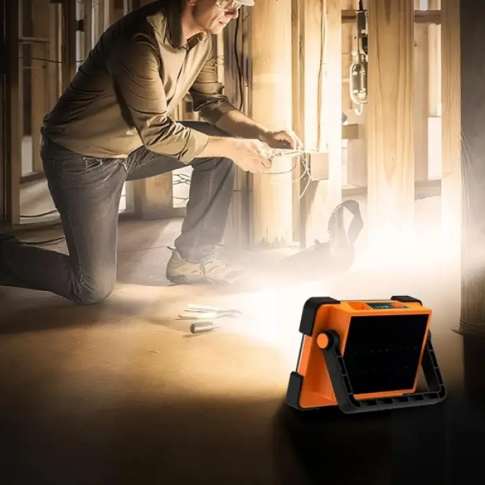 Pil 3600mAh 4 Seviyeli Şarjlı Standlı LED
