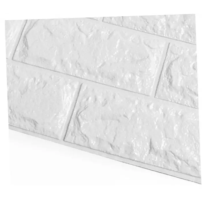 Kullanıma Uygun 3D Tuğla Desenli Kendinden Yapışkanlı Duvar Paneli 58x38 cm
