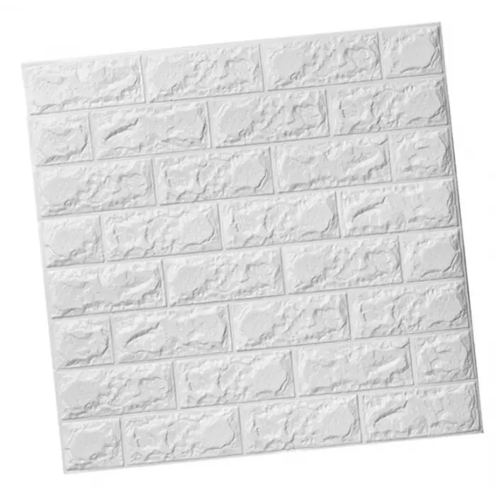 Kullanıma Uygun 3D Tuğla Desenli Kendinden Yapışkanlı Duvar Paneli 58x38 cm