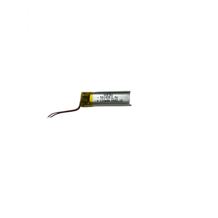 Pil 501035 3.7V 130mAh Li Polymer (Devreli/1.5A)