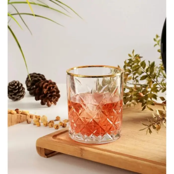 300 ml Ölçülü 6lı Kristal Meşrubat Bardağı