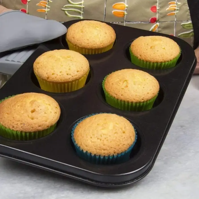 Kullanıma Uygun 6lı Muffin Kek Kalıbı