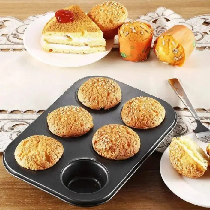 Kullanıma Uygun 6lı Muffin Kek Kalıbı