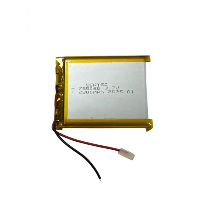 Pil 785060 3.7V 3000mAh Li Polymer (Devreli/1.5A)