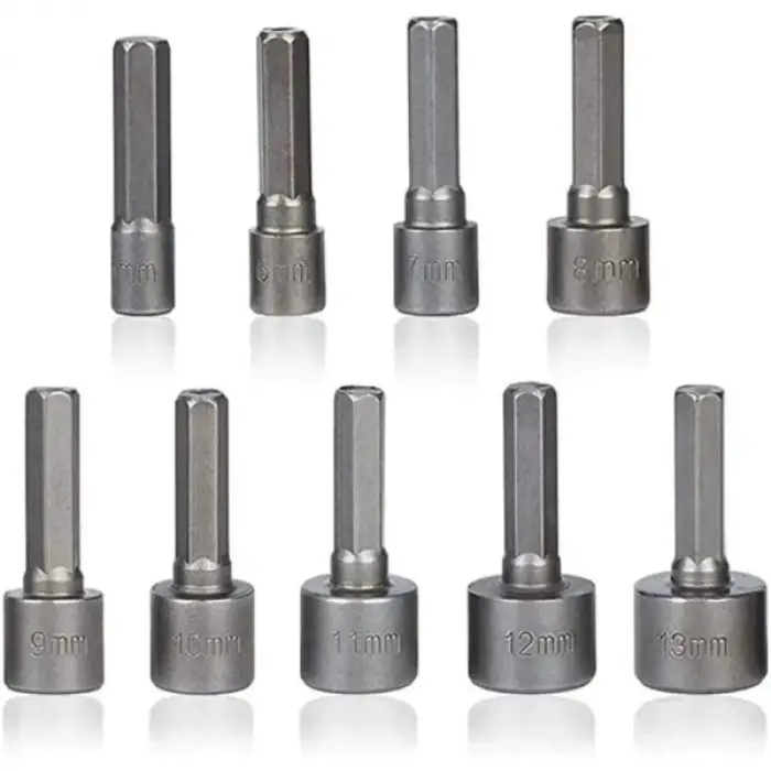 5 mm Ahşap 9 Parça Manyetik Somun Adaptörü