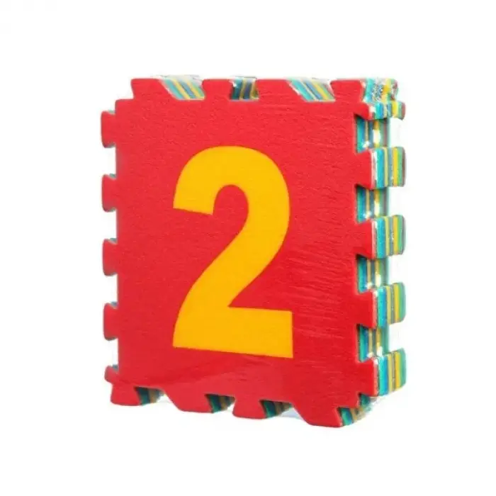 Kullanıma Uygun 9 Parça Sayılar Puzzle Yer Matı