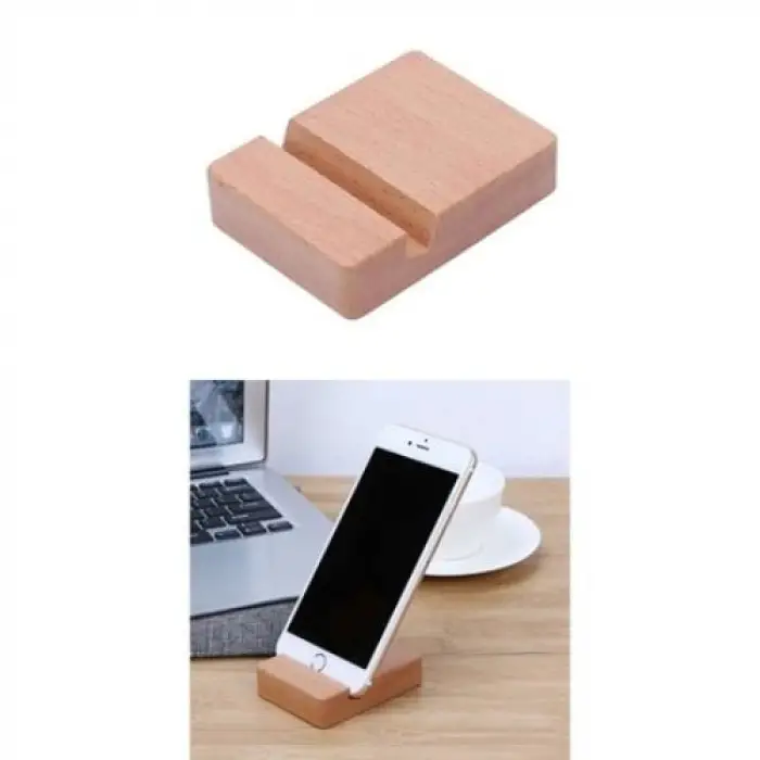 Kullanıma Uygun Ahşap Cep Telefonu ve Tablet Standı