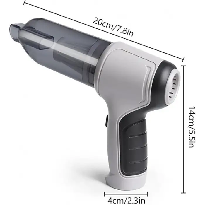 2000mAh kablosuz Kullanıma Uygun Air Blower Araba Süpürgesi