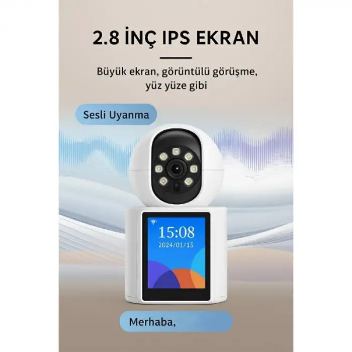 Kullanıma Uygun Akıllı Ev Kamerası 2.4 GHz