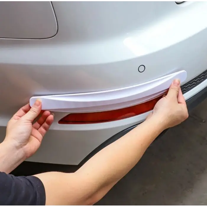Kullanıma Uygun Araba Tampon Koruyucu Karbon Desenli Siyah
