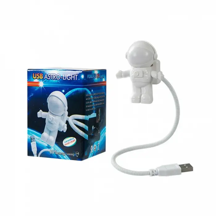 5.6 cm Kullanıma Uygun Astronot USB Gece Lambası