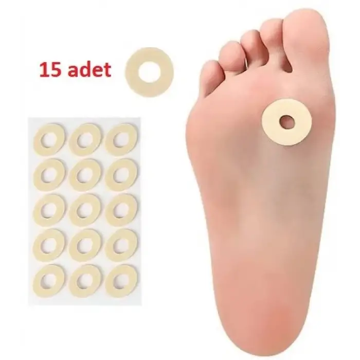 15 adet Yastık Ayak Nokta Pedi Sünger