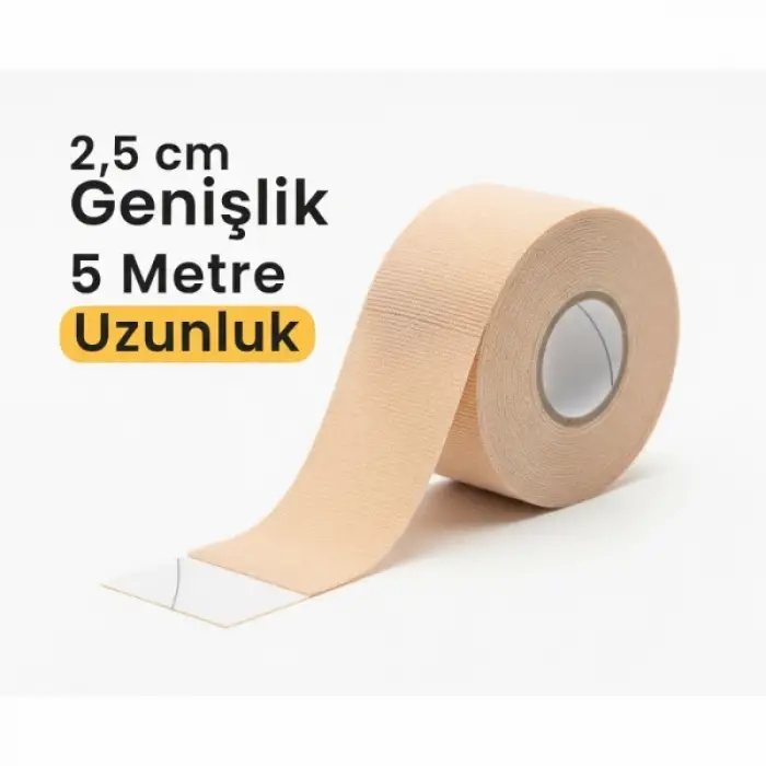 2.5 cm Ölçülü Ayakkabı Vurma Önleyici Rulo Bant X 5 m