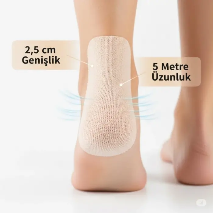 2.5 cm Ölçülü Ayakkabı Vurma Önleyici Rulo Bant X 5 m