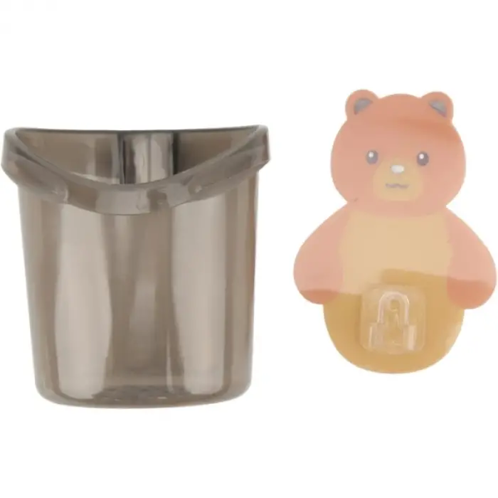 15 cm Kullanıma Uygun Ayı Figürlü Plastik Organizer