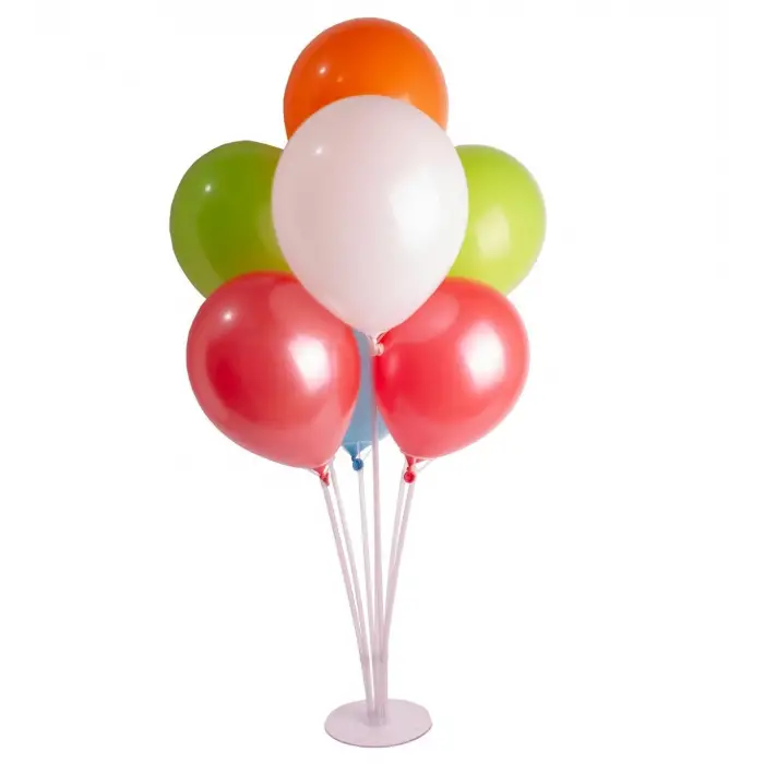 Plastik 7 adet 75 cm Ölçülü Balon Standı