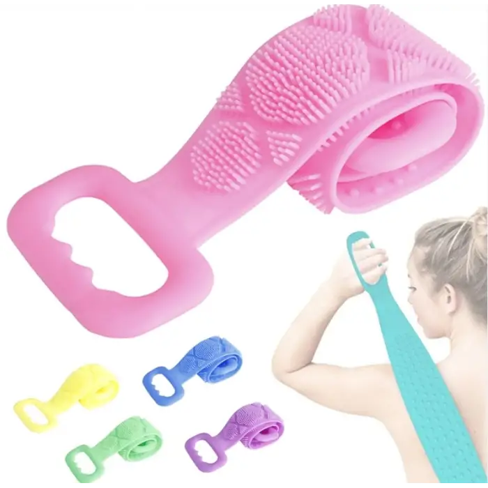 70 cm Ölçülü Banyo Sırt Kesesi Çift Taraflı