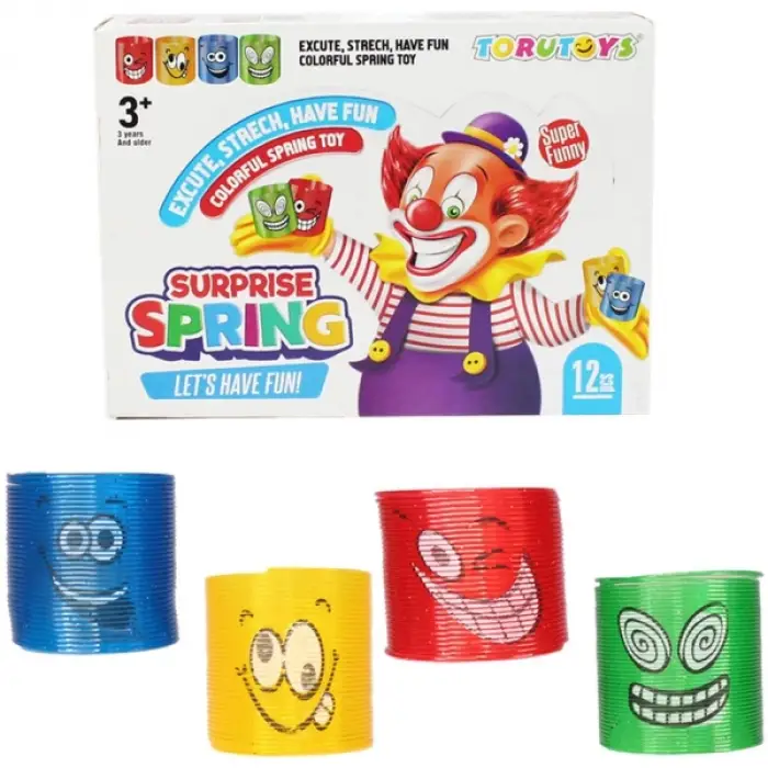 Plastik 1 ADET Oyuncak Baskılı Stres Yayı