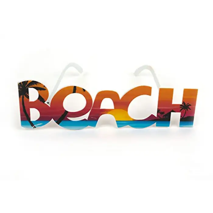 Parti Gözlüğü Beach Yazılı