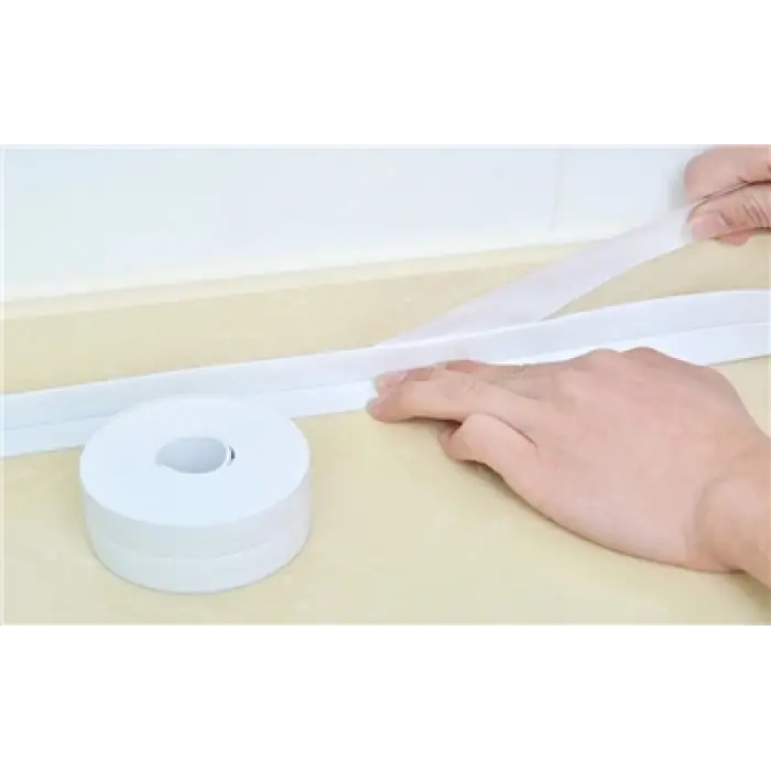 3.2m Ölçülü BEYAZ Su Sızdırmaz Lavabo Kenar Bandı (KUTUSUZ)()