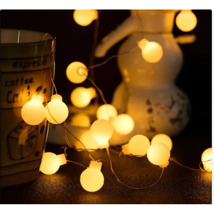 Kullanıma Uygun Beyaz Top Led Gün ışığı Pilli 2 Kademeli