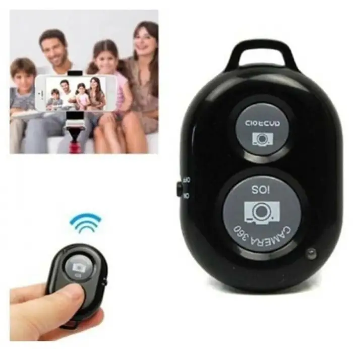 Kablosuz 1 adet Kullanıma Uygun Bluetooth Selfie Kumandası
