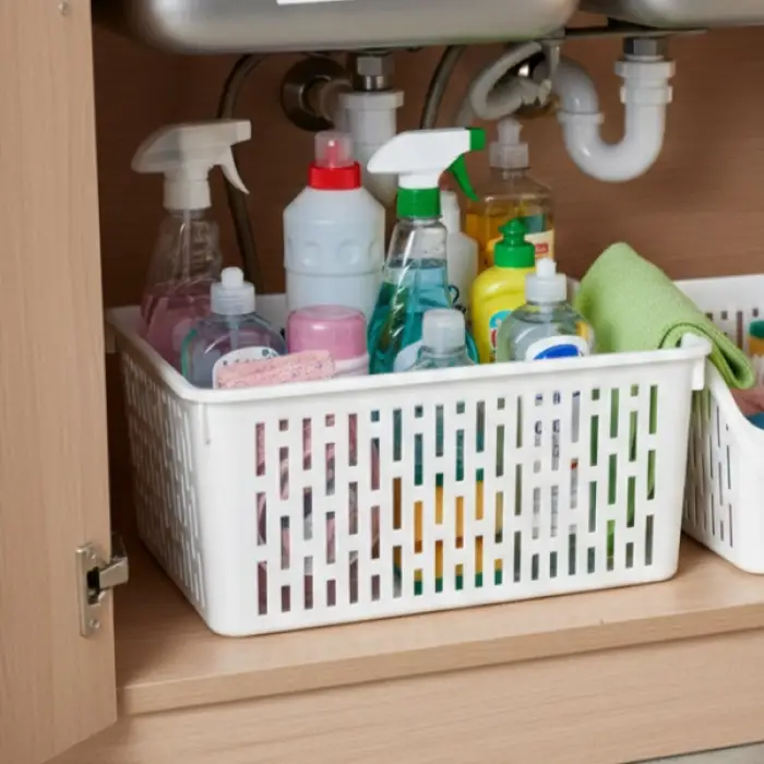 Plastik Büyük Dolap İçi Düzenleyici