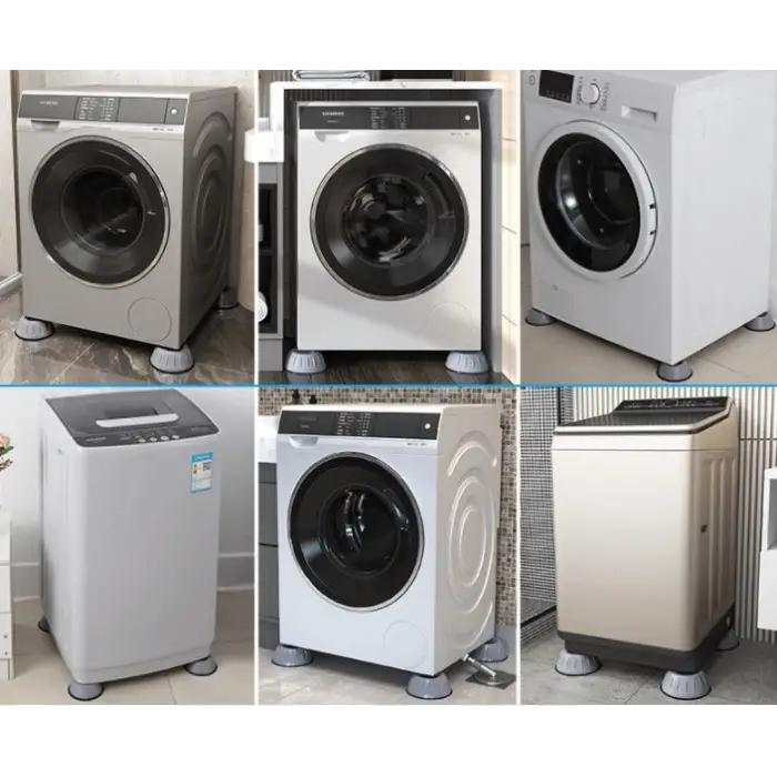 4 cm 1 Adet Kullanıma Uygun Çamaşır Makinesi Titreşim Engelleyici Set