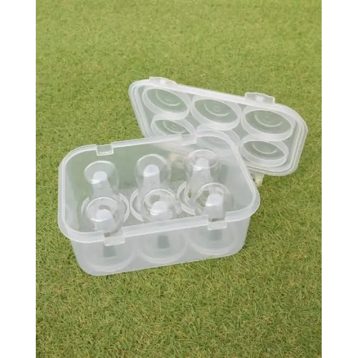 6 adet Plastik Çay Bardağı Taşıma Kutusu