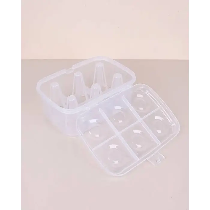 6 adet Plastik Çay Bardağı Taşıma Kutusu