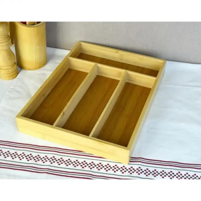 25x32 cm Ahşap Çekmece İçi Kaşıklık